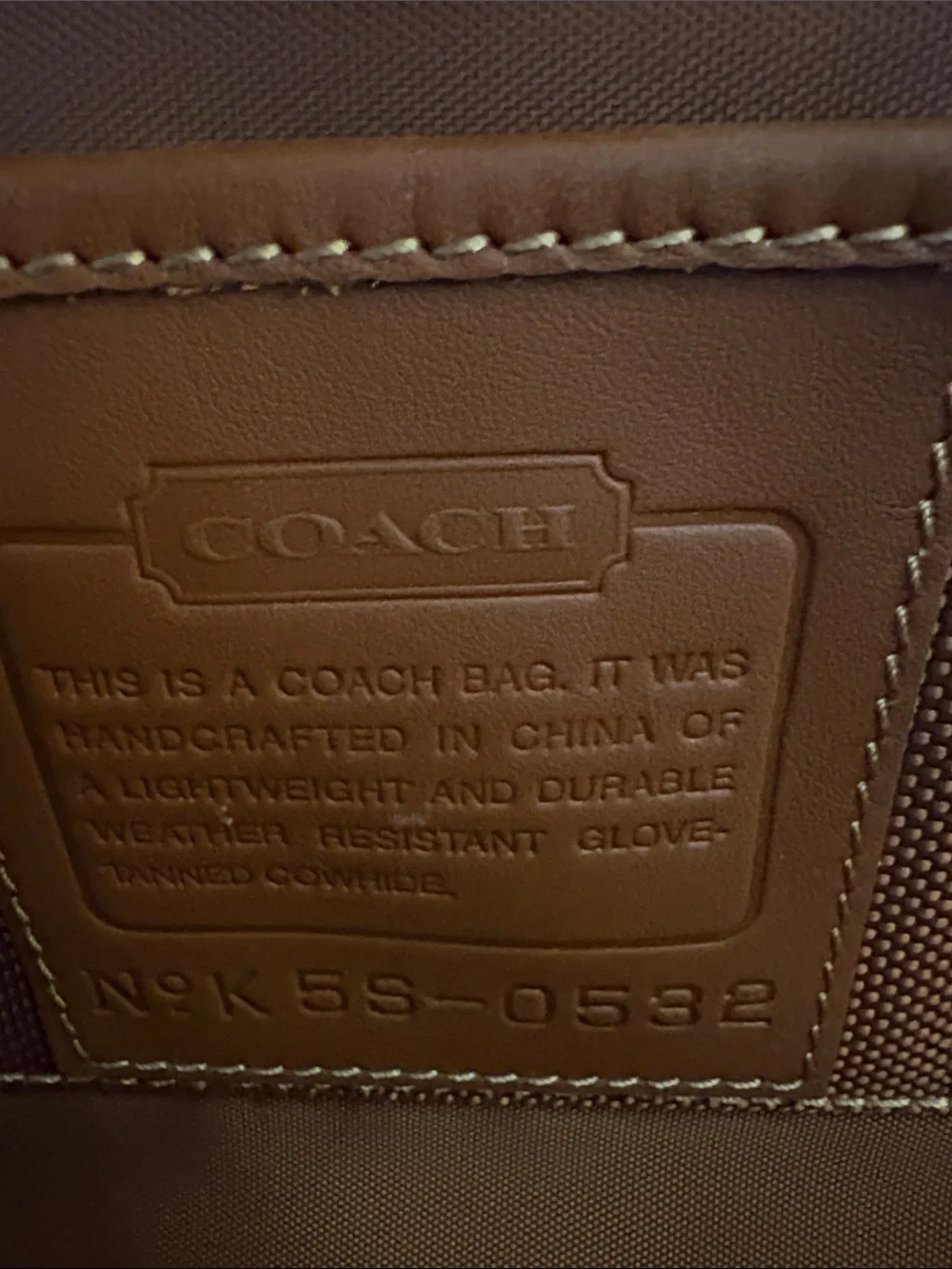 VTG COACH ‘Prescott Brief’ -Briefcase / Messenger / Travel Bag for Men or Women